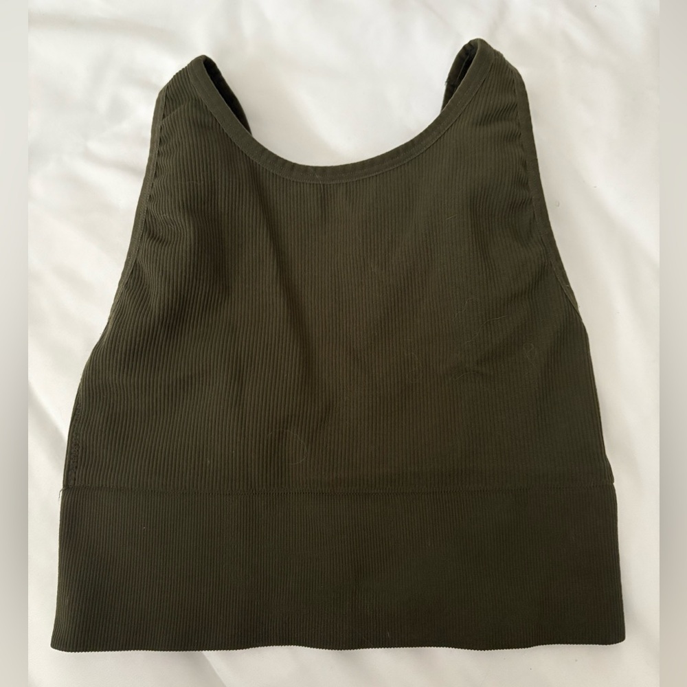 Victoria’s Secret high neck ribbed sports bra
